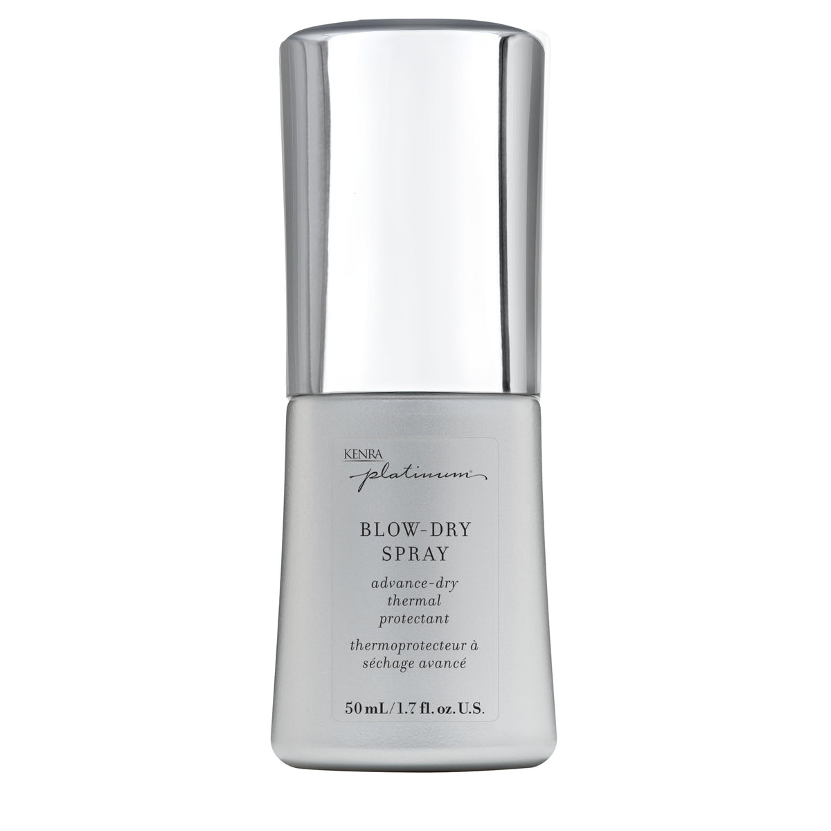 Kenra front packaging showing bottle and brand for quick styling benefit