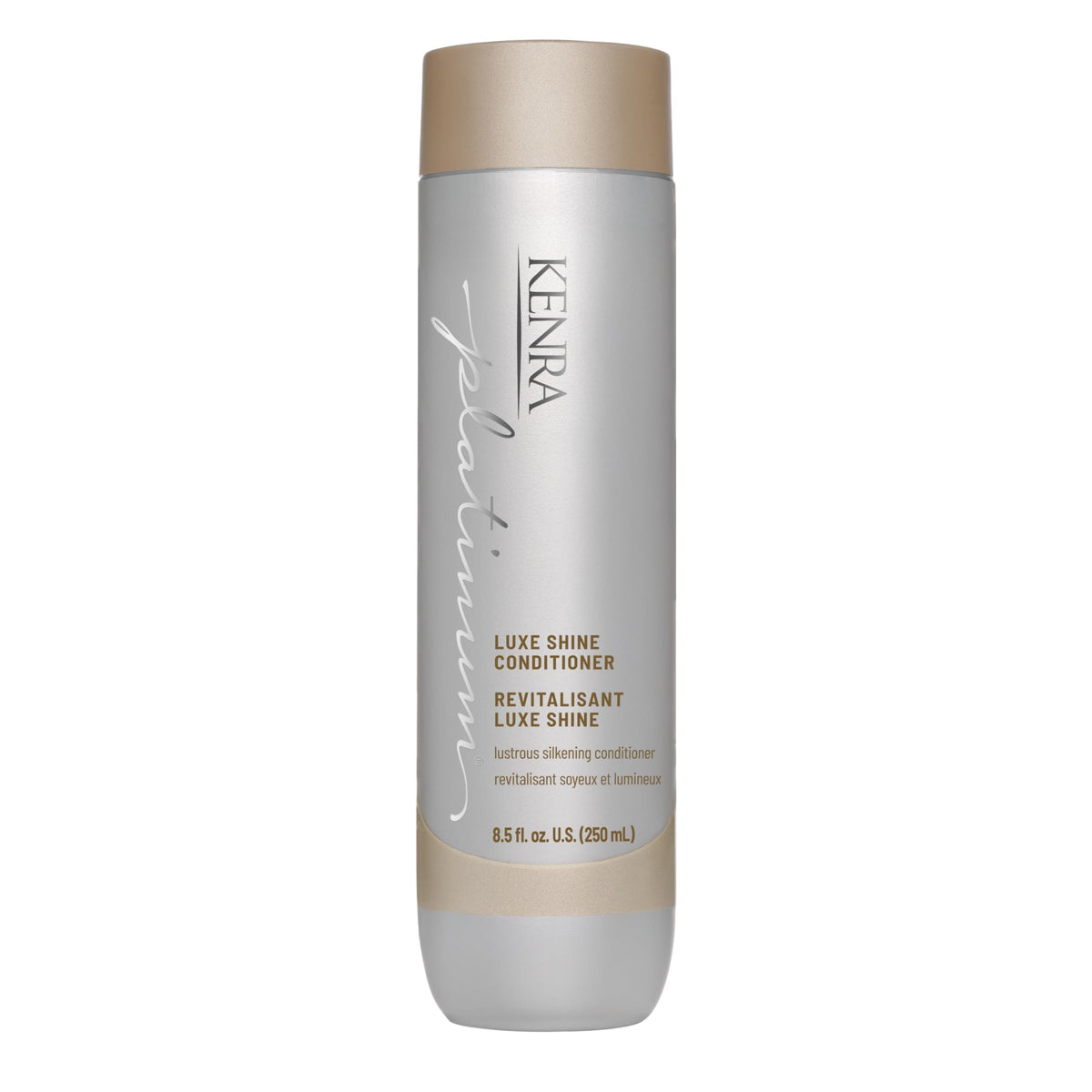 Kenra Platinum front packaging showing 8.5oz bottle and brand benefit