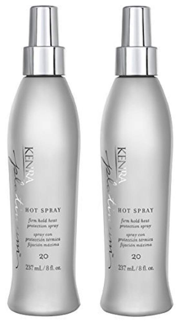 Kenra bottle front packaging showing product and benefits