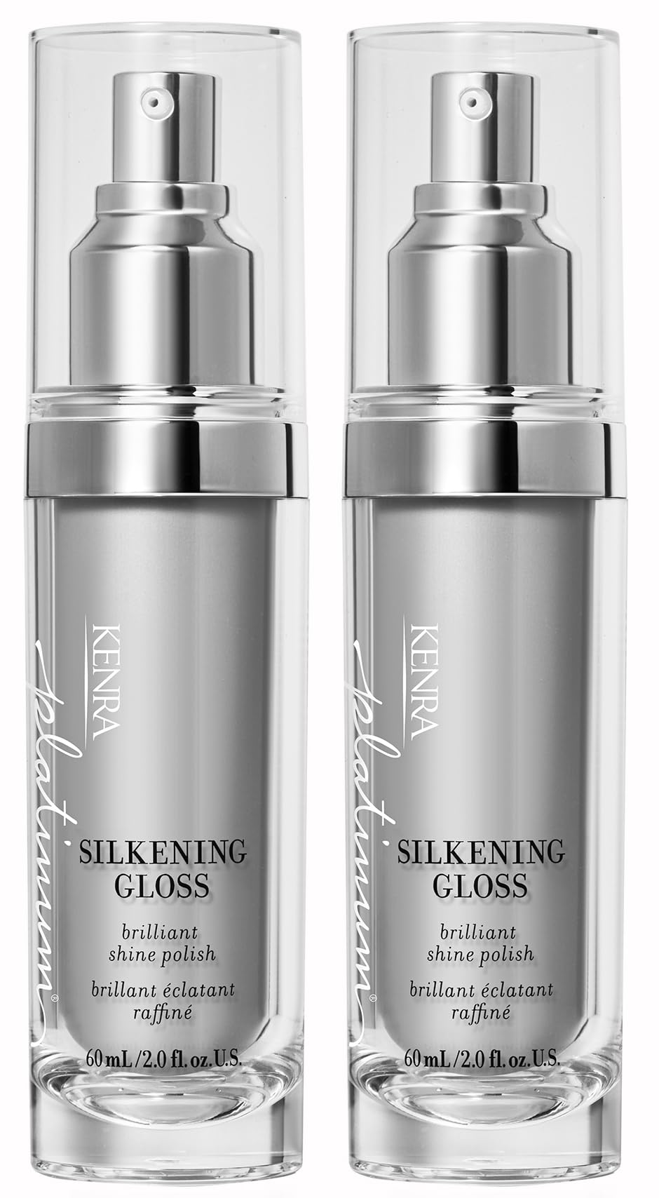Kenra bottle front packaging shows branding and lightweight polish benefit