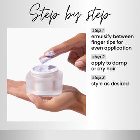 Kenra used in styled hair showing matte texture and defined, piecey finish benefit