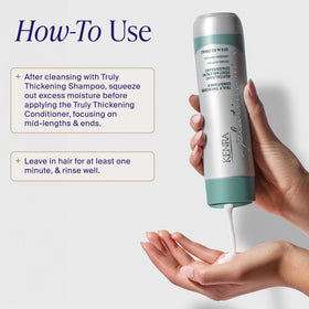Kenra shampoo foam texture demonstrating gentle cleansing