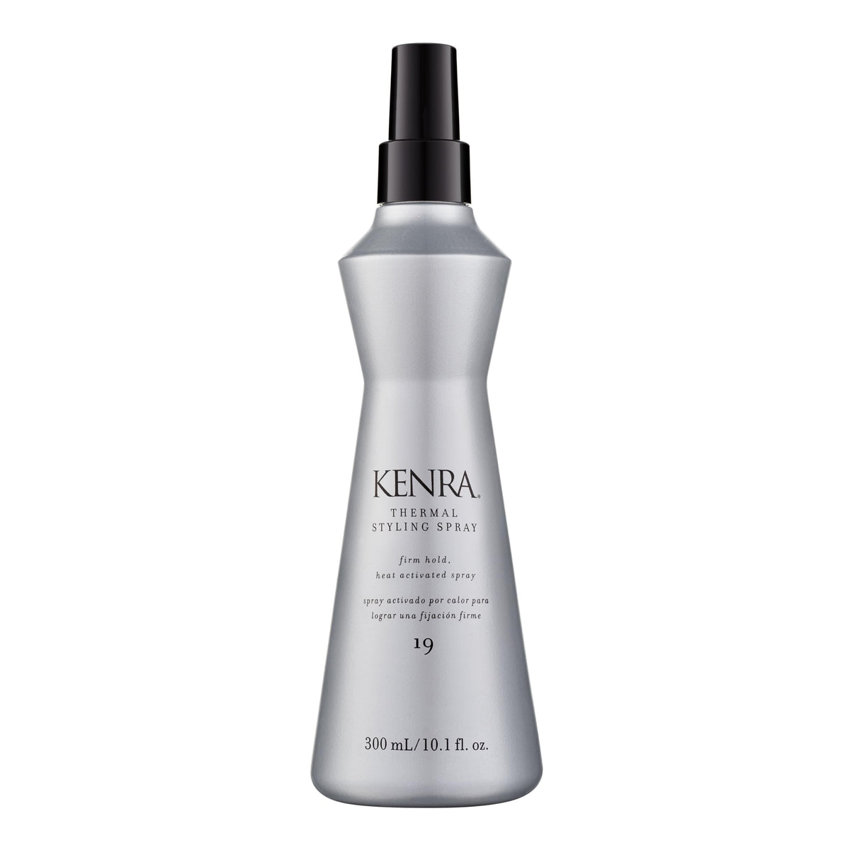 Kenra front packaging showing bottle and label, clear benefit of protection