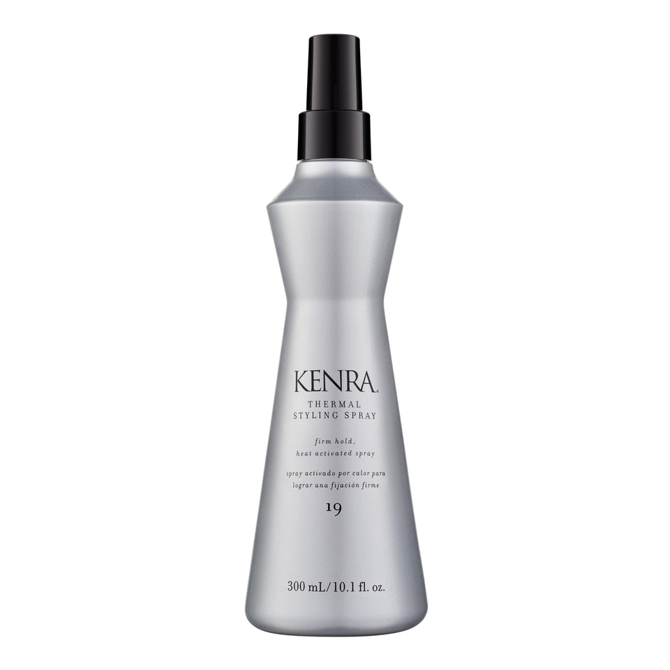 Kenra front packaging showing bottle and label, clear benefit of protection