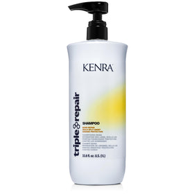 Kenra front bottle view showing label and product size for easy identification