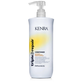 Kenra front bottle showing product and size benefits