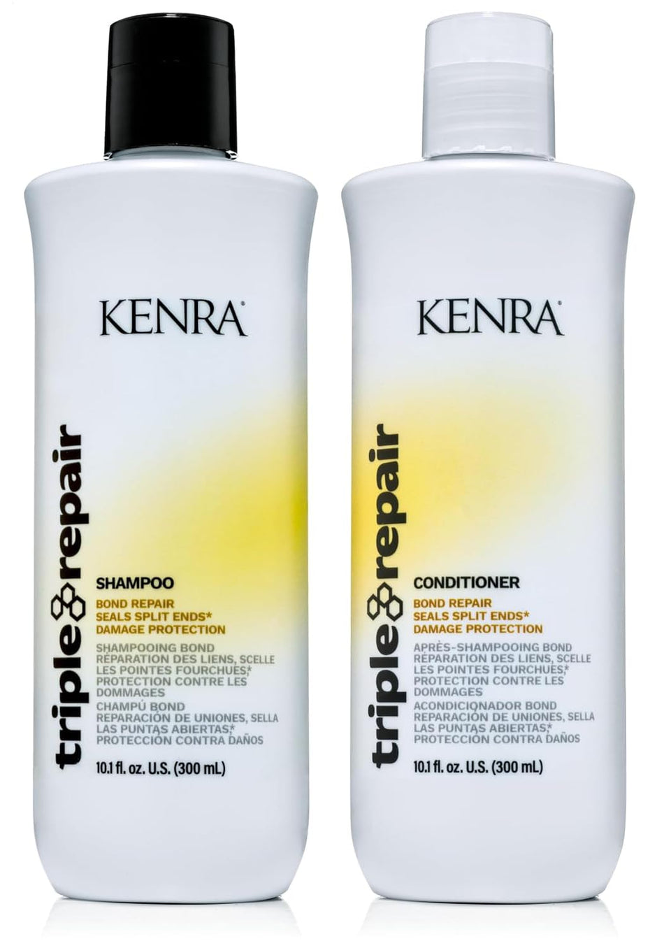Kenra front packaging of the Triple Repair set showing clear branding and benefit