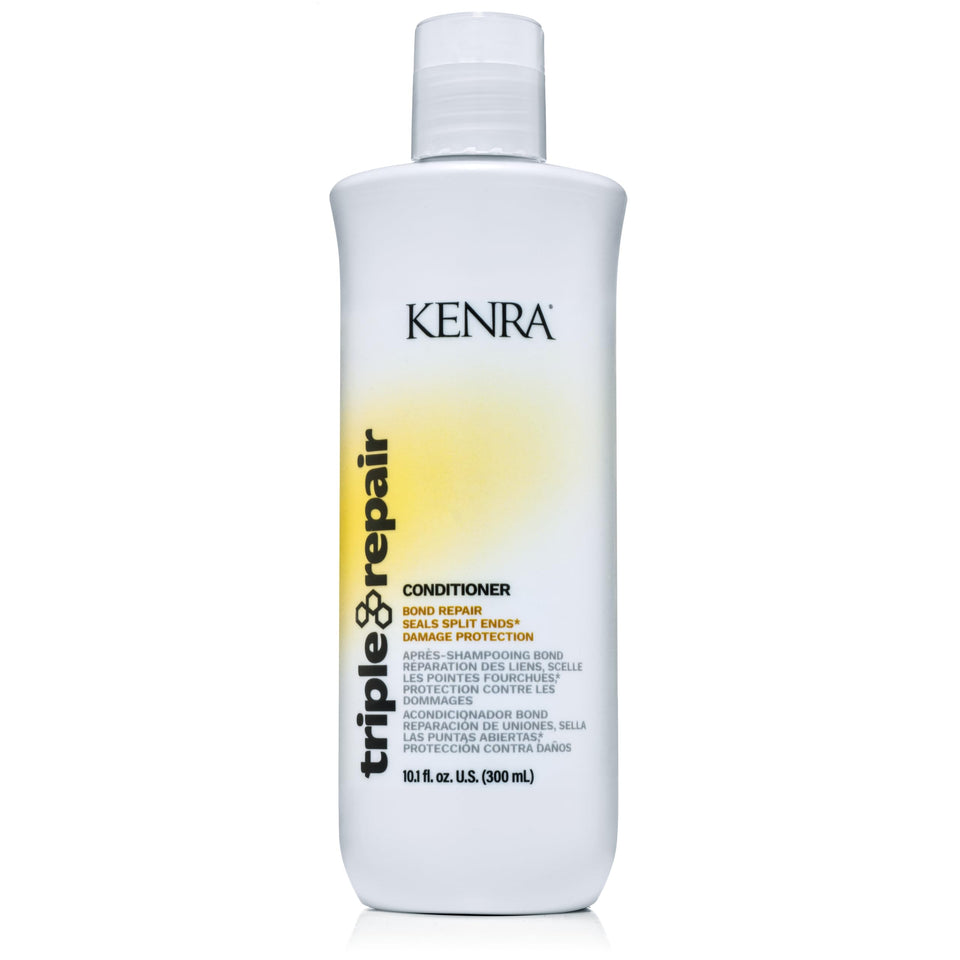Kenra bottle front packaging showing product and benefits