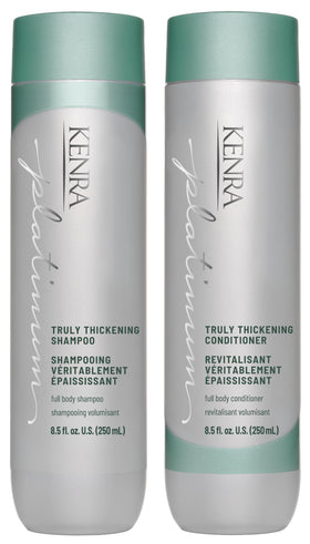 Kenra front packaging showing volumizing system benefits