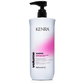 Kenra volume shampoo front label showing size and benefits