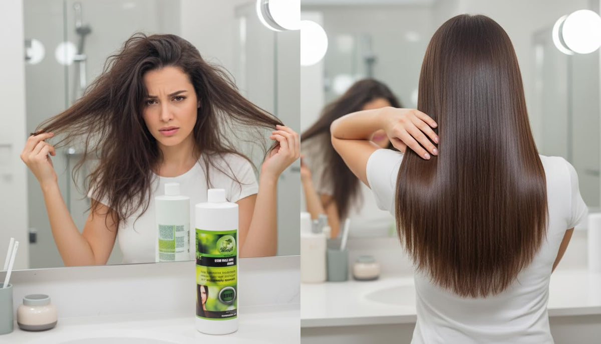 KERA FRUIT application in salon demonstrating professional use and control