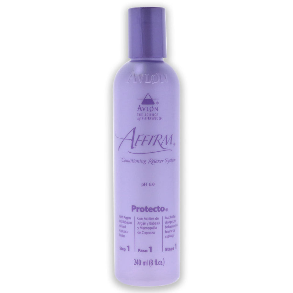 KeraCare Avlon Affirm Protecto front bottle view showing smoothing benefit