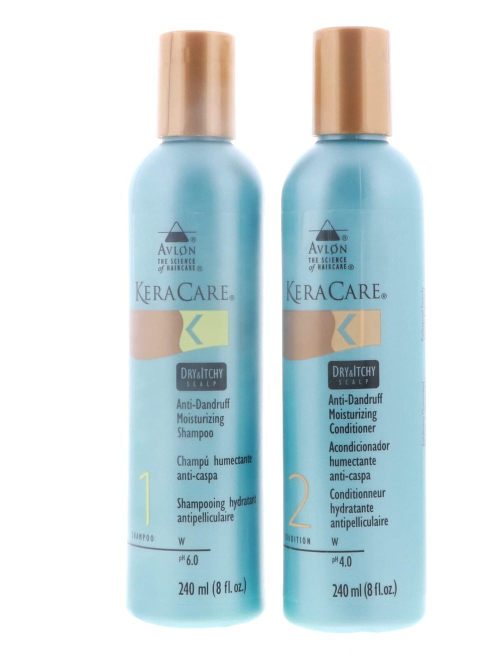 KeraCare front packaging showing duo and clear benefits