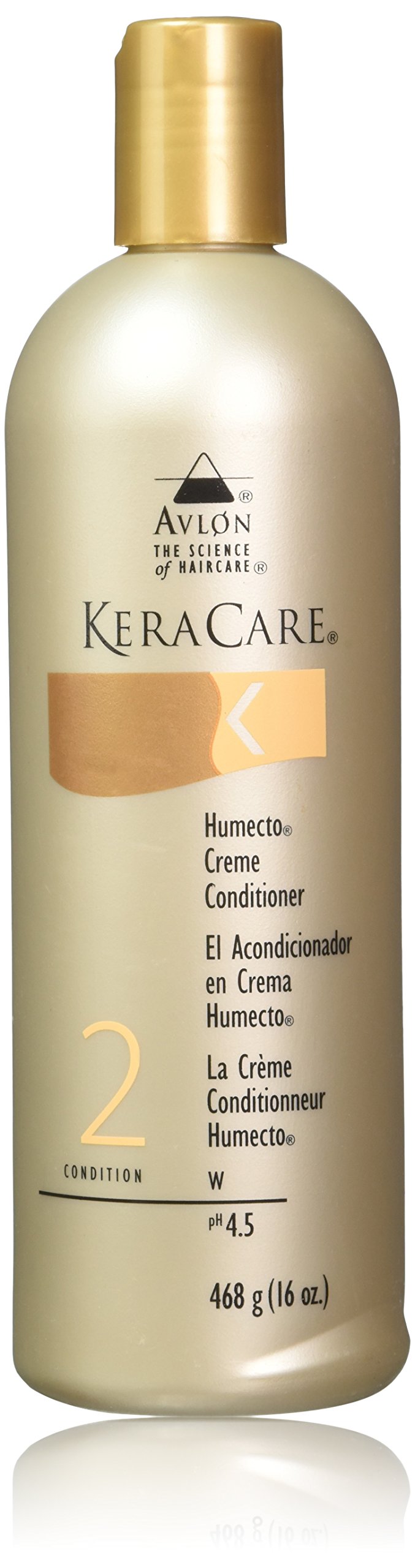 KeraCare front bottle showing label and 16 oz size for hydrated, manageable hair