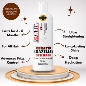 KERACHITA back label highlighting ingredients argan oil coconut oil benefits