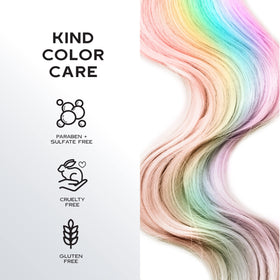 KERACOLOR being applied to wet hair to fade color while conditioning