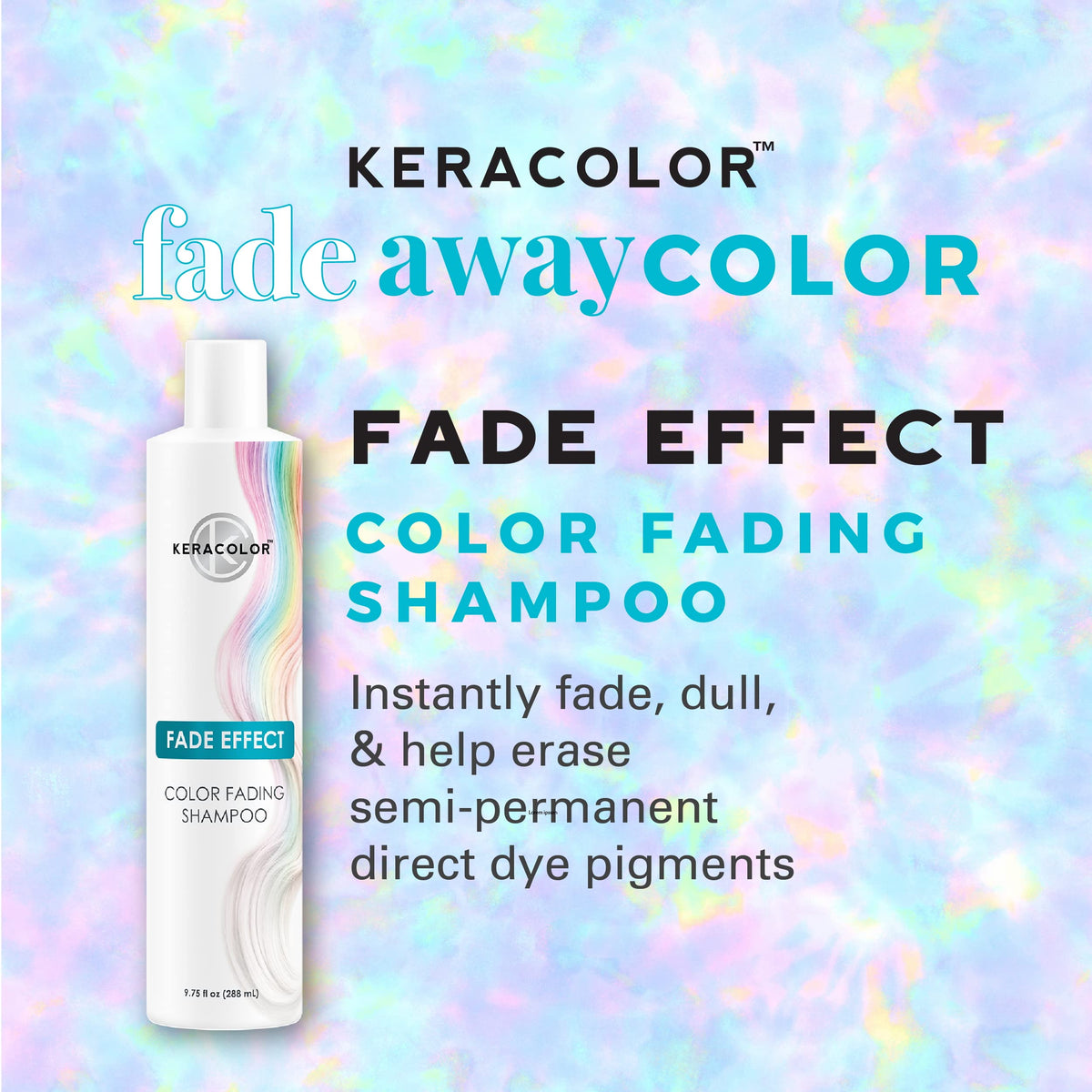 KERACOLOR close-up label highlighting Vitamin C and nourishing ingredients