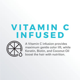 KERACOLOR bottle in hand demonstrating 9.75 fl oz size and easy control