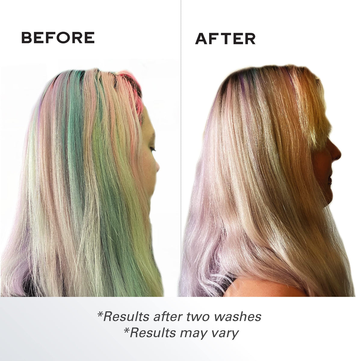 KERACOLOR shampoo texture lathering to gently lift direct dye pigments