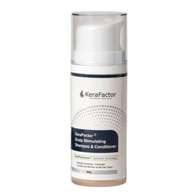 KeraFactor front bottle showing 100ml travel sized packaging and clarity benefit