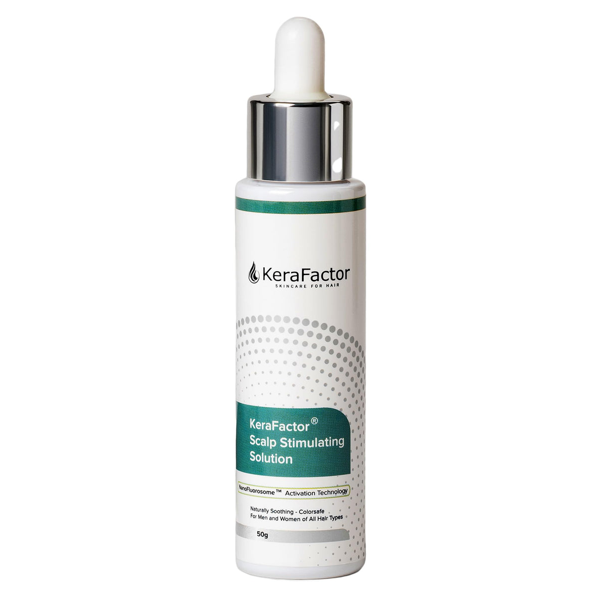 KeraFactor front packaging showing bottle and branding for clear product ID and trust