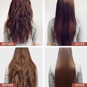 KERAGEN lifestyle image of smooth hair post-treatment demonstrating manageable, frizz-free styling
