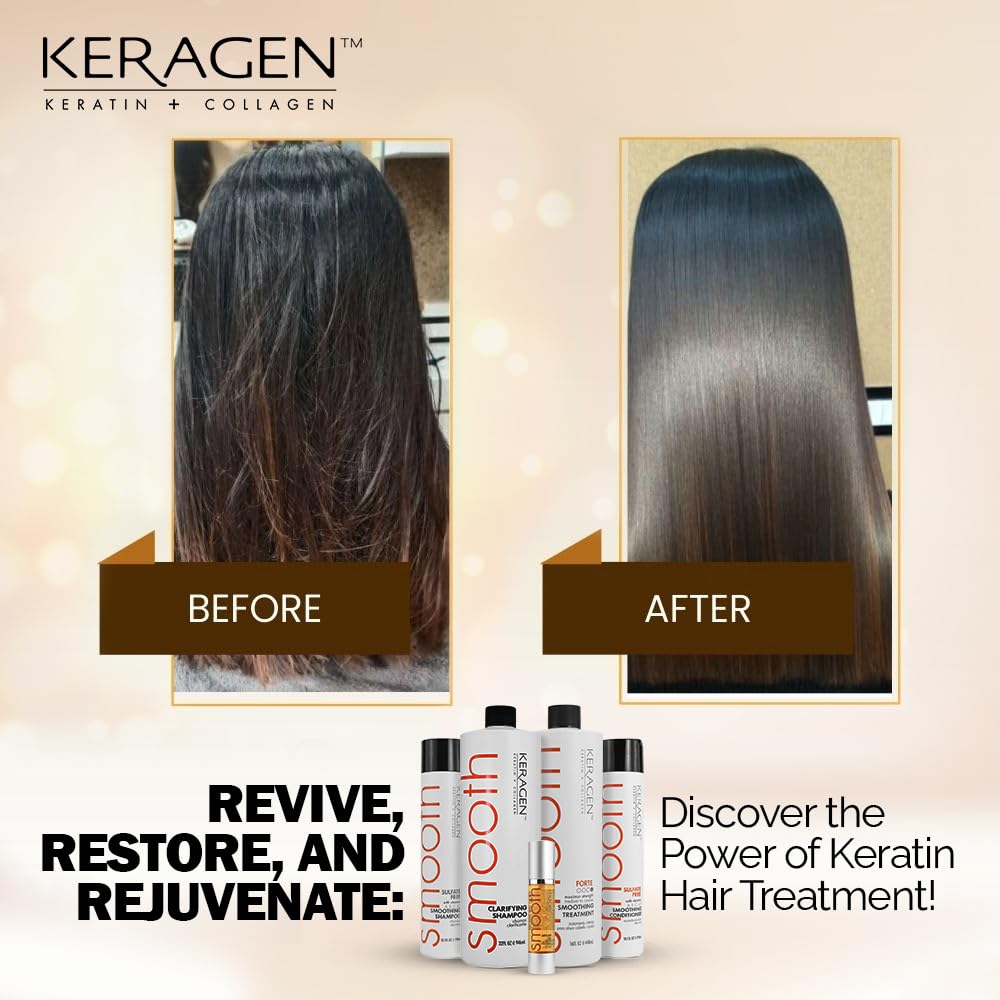 KERAGEN lifestyle bathroom setup illustrating at-home salon-quality routine