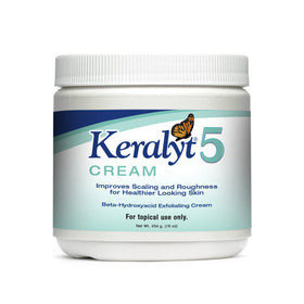 Keralyt 5 front tube showing product and benefit of exfoliation