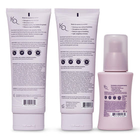 Keranique on bathroom vanity lifestyle scene showing convenient everyday use