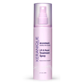 Keranique front packaging showing two bottles and product benefits