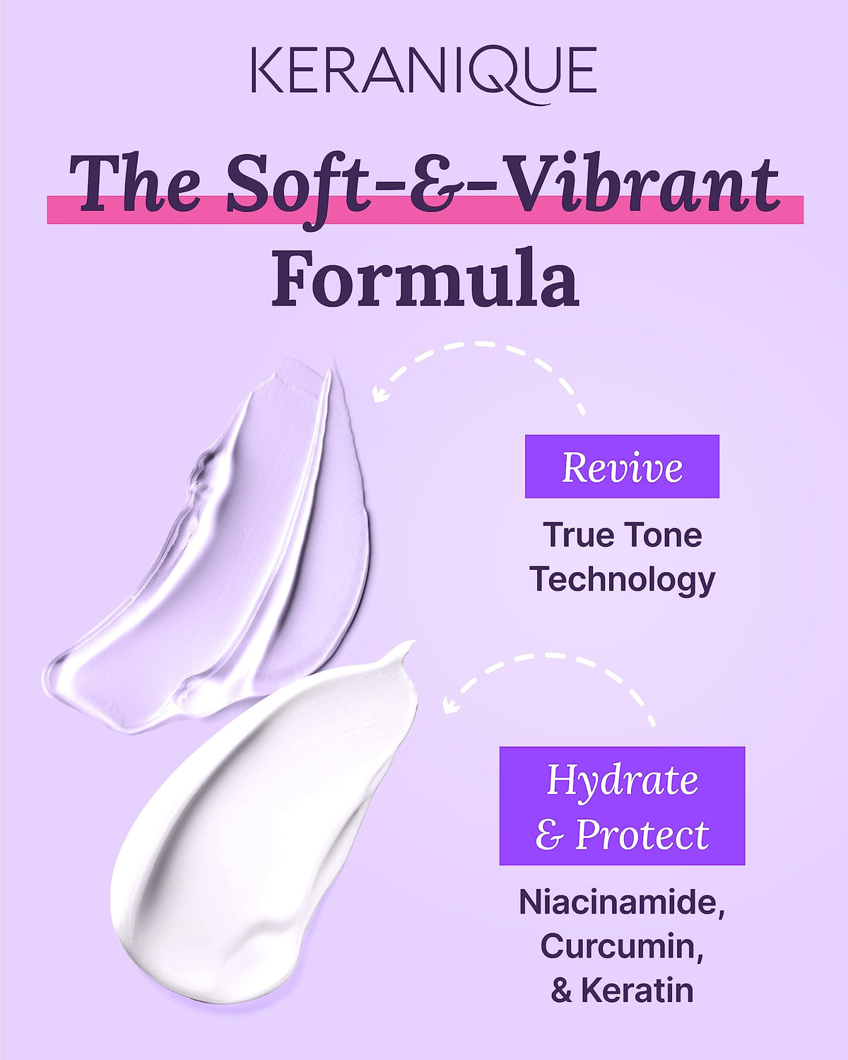 Keranique shampoo lather in hand demonstrating gentle yet effective cleansing