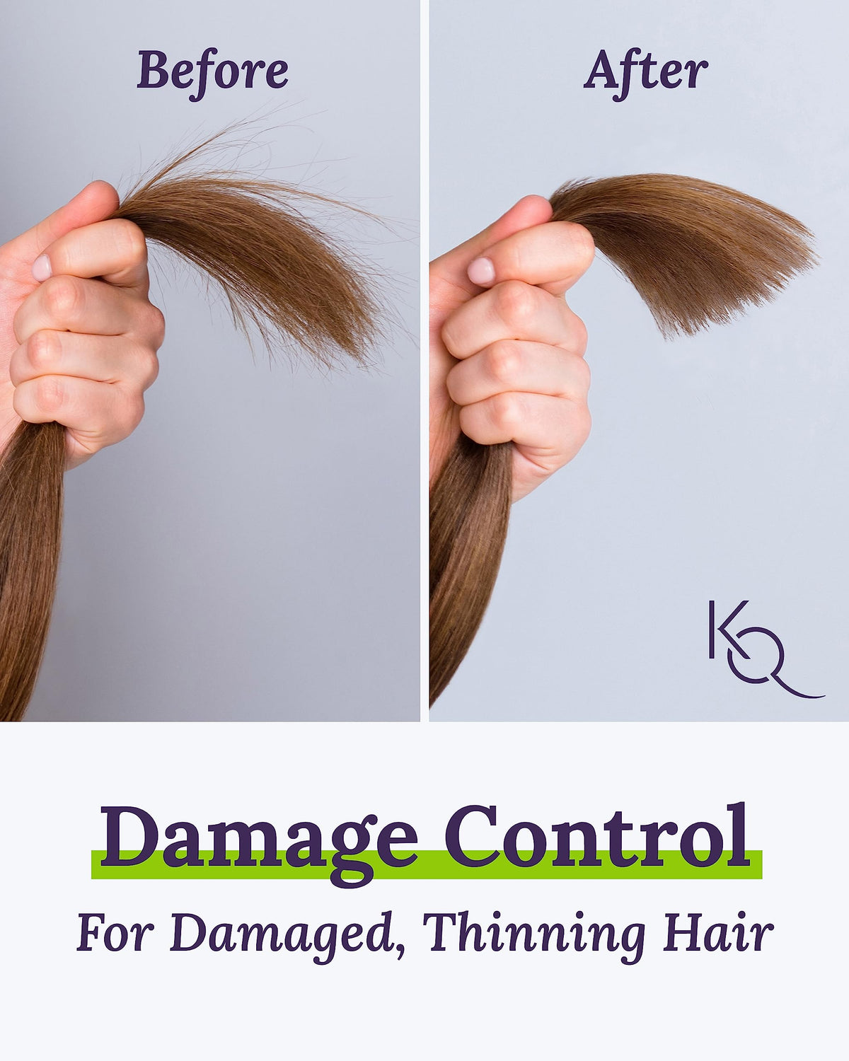 Keranique shampoo pump close-up highlighting user-friendly dispenser and clean lather
