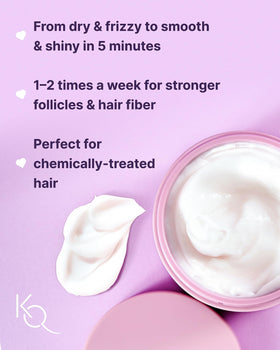 Keranique cream texture close-up displaying rich consistency for deep hydration