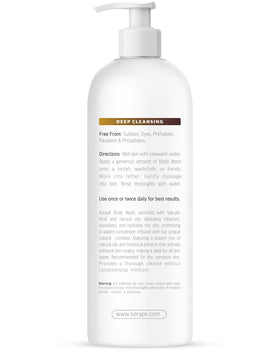 KERAPIL coconut and vanilla scent imagery suggesting pleasant fragrance