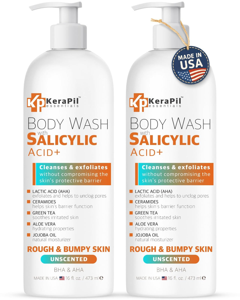 KERAPIL front packaging showing pump and 16 fl oz size for easy dispensing