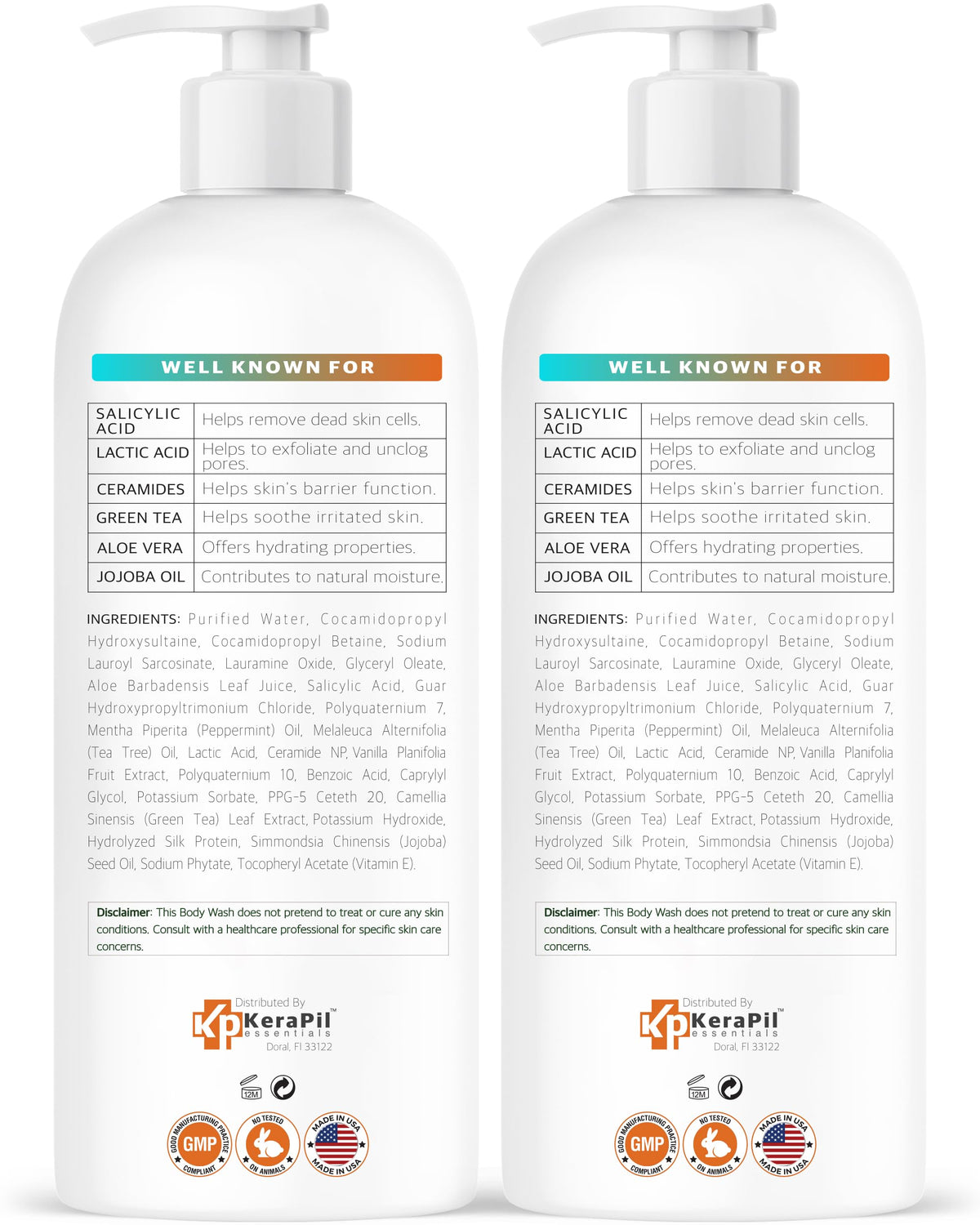 KERAPIL product with USA quality seal showing made in USA assurance