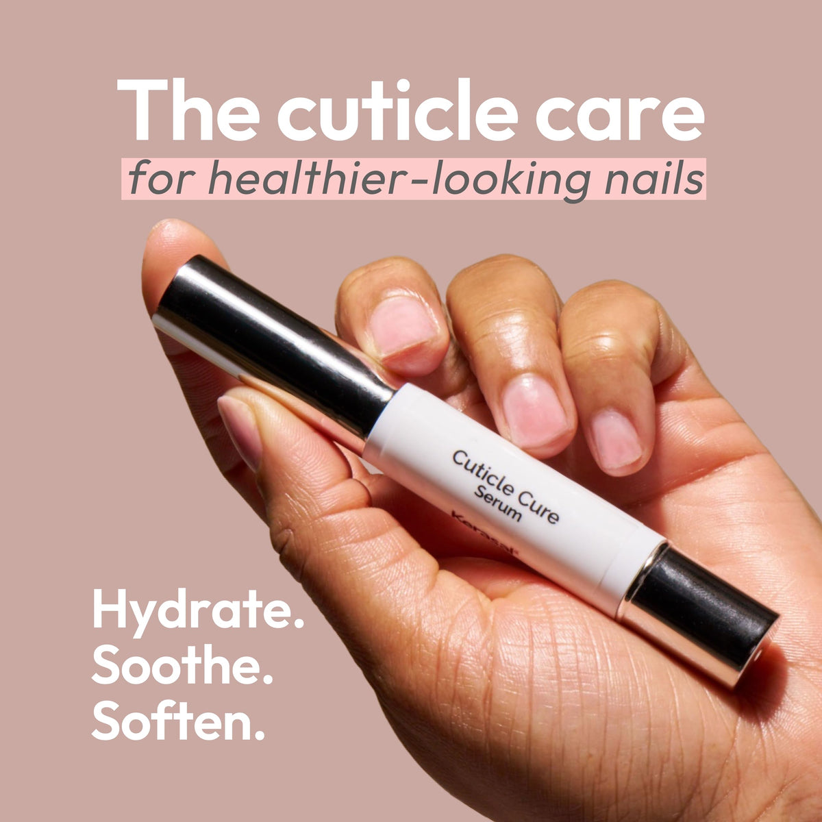 Kerasal cushion tip close-up for precise no-mess application