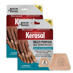 Kerasal front packaging showing twin pack and product benefit