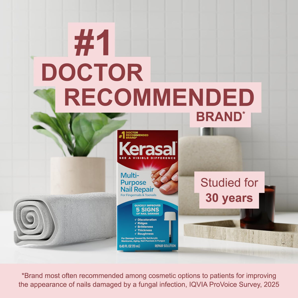 Kerasal label close-up highlighting active ingredients and usage