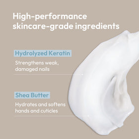 Kerasal cream texture close-up showing smooth consistency for fast absorption
