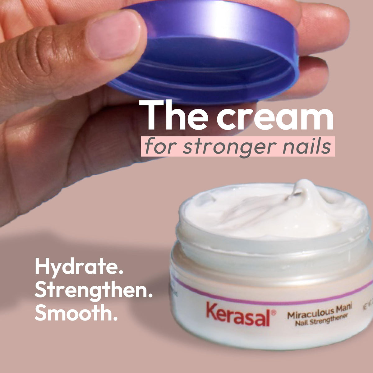 Kerasal tube cap detail highlighting easy-dispense design and neat application