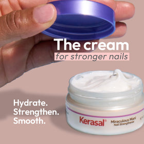 Kerasal tube cap detail highlighting easy-dispense design and neat application