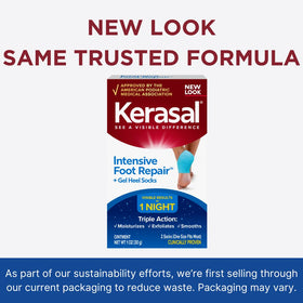 Kerasal ointment texture close-up demonstrating rich moisturizing formula