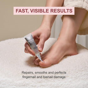 Kerasal brush applicator close-up demonstrating precise, mess-free application under nails