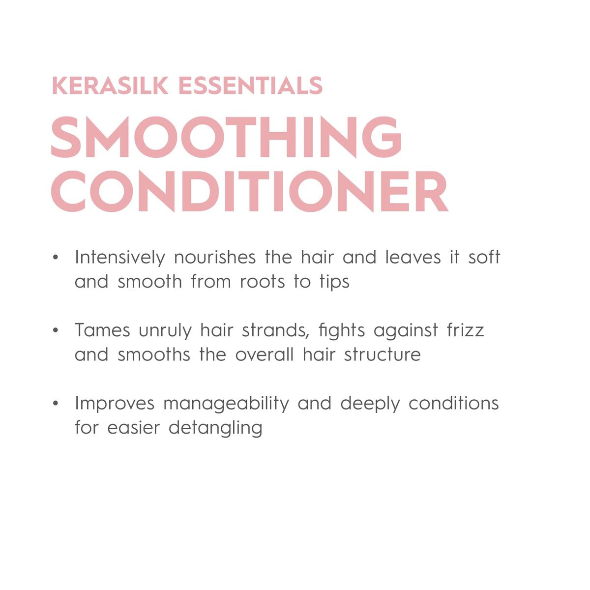 Kerasilk pump and cap detail highlighting easy dispensing benefit