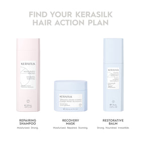 Kerasilk 200ml size comparison beside a ruler to show true scale