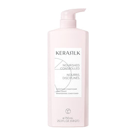 Kerasilk bottle front view showing label and product size for easy identification