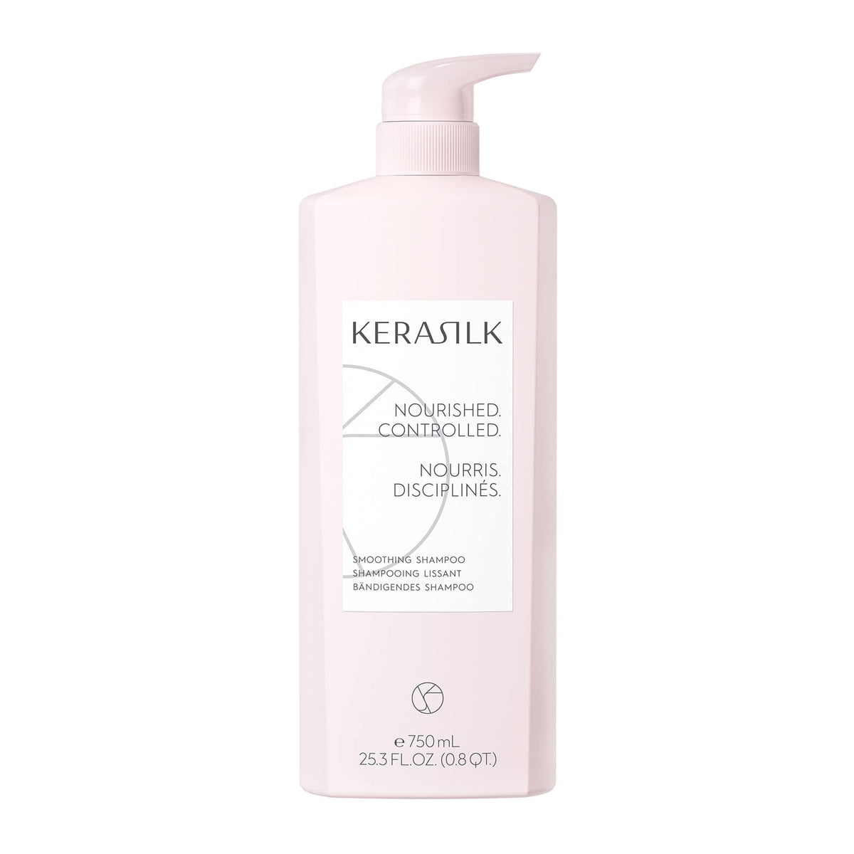 Kerasilk front packaging shows bottle and label for clear product identification and benefit