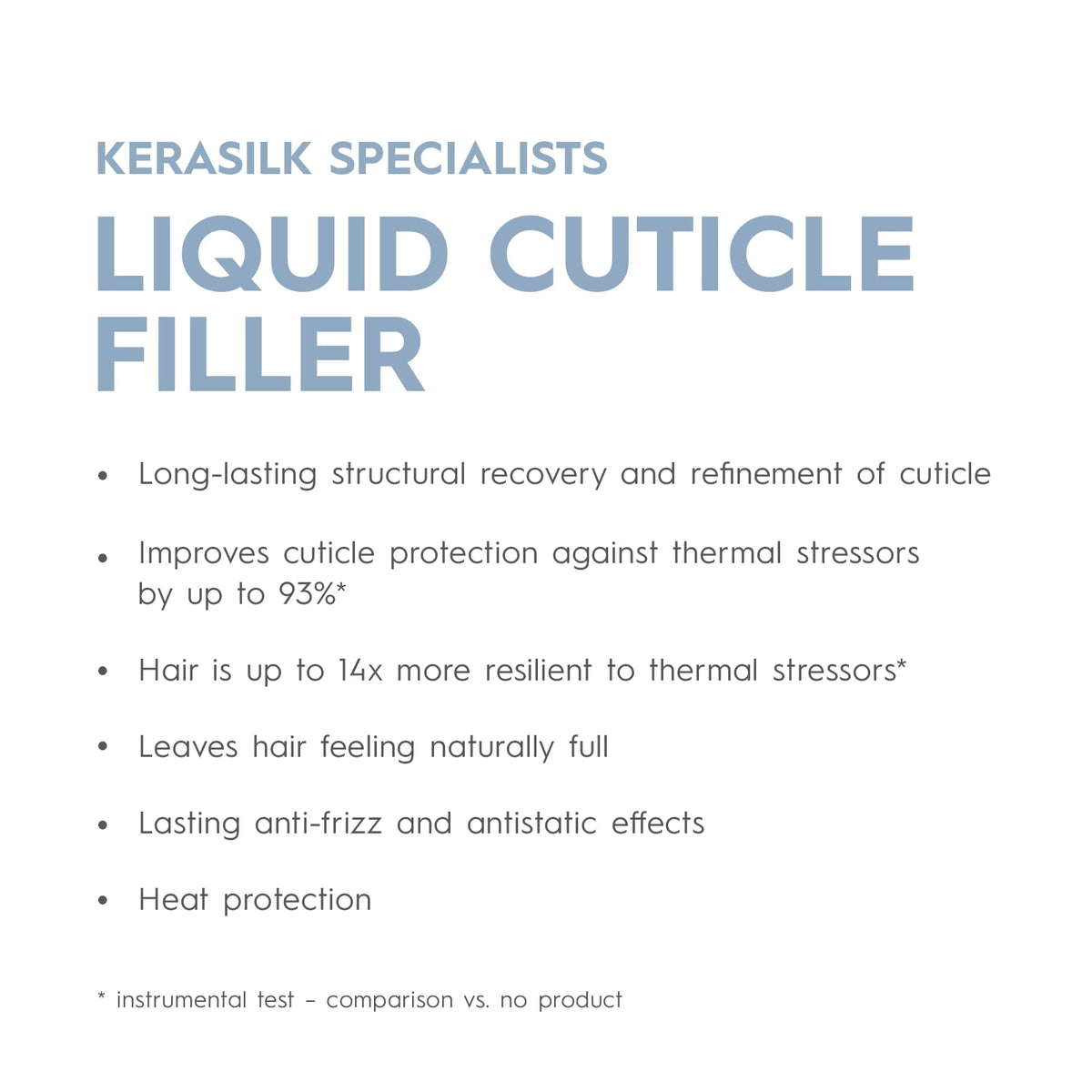 Kerasilk nozzle spraying fine mist, demonstrating even application and coverage