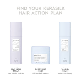 Kerasilk finished hairstyle lifestyle shot showing polished shine and definition